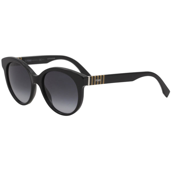 Fendi FF0343/S Sunglasses Black w/Brown Gold Lens 53mm 807EB 0343S FF0343S  FF 0343/S : : Clothing, Shoes & Accessories